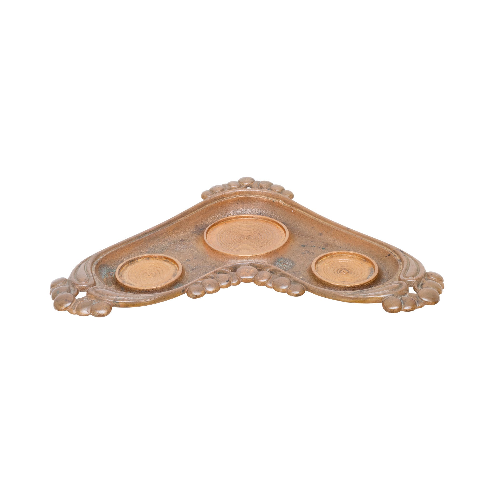 Copperized Cast Iron Smoking Set