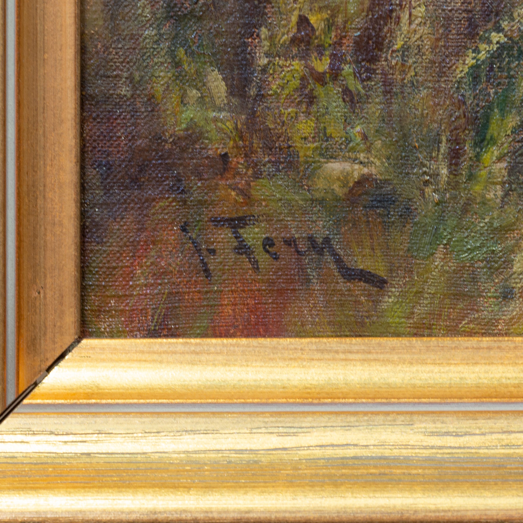 Montana Landscape with Felled Elk by John Fery