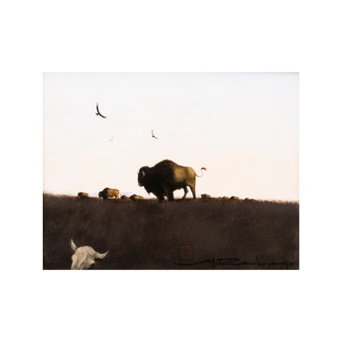 "Monarch of the Plains" by Mario Rabago, Fine Art, Painting, Wildlife