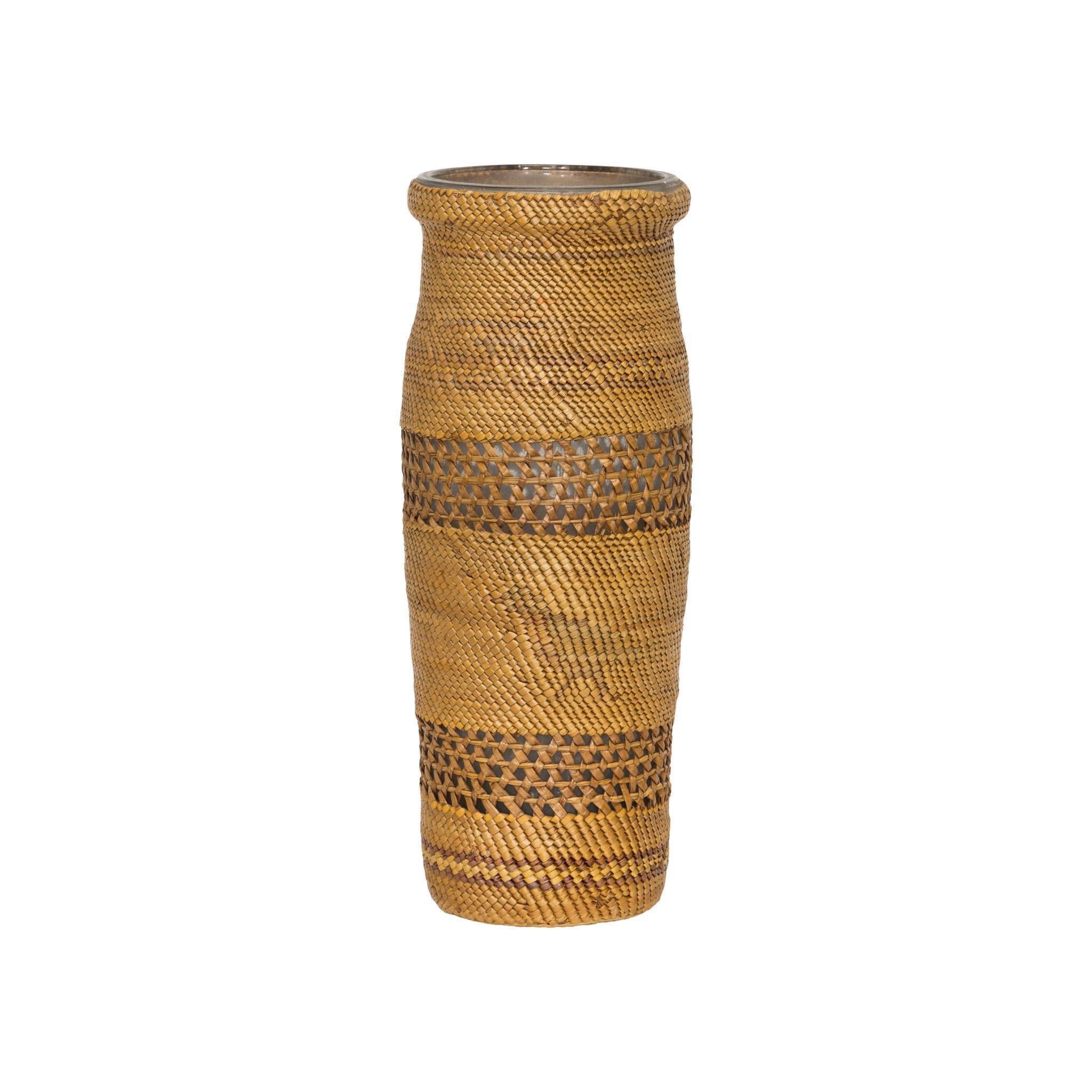 Makah Basketry Jar