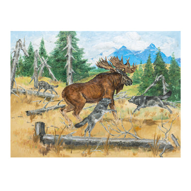 Moose by Curtis Hatcher, Fine Art, Painting, Wildlife