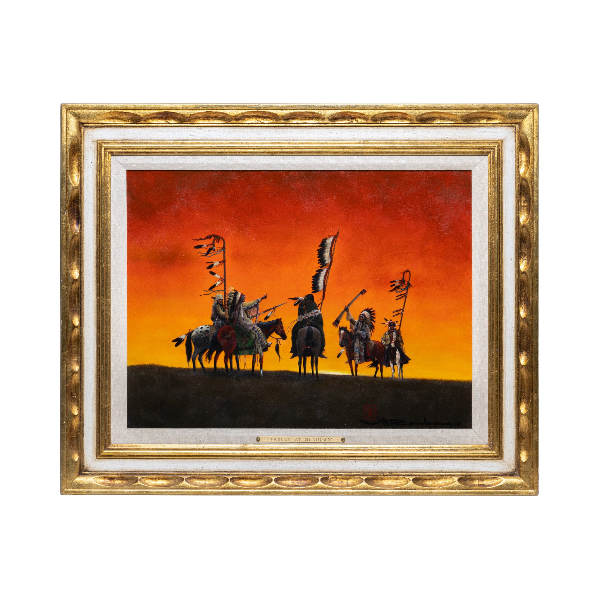 Parley at Sundown by Mario Rabago