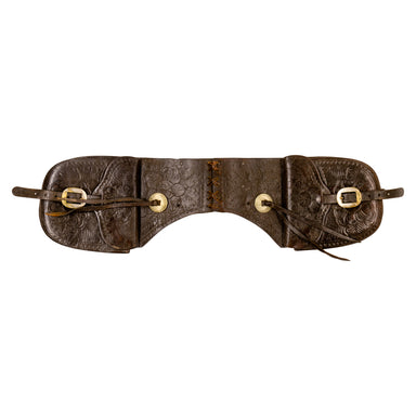 Hand-Tooled Leather Saddlebags, Western, Horse Gear, Saddle Bag