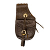 Hand-Tooled Leather Saddlebags