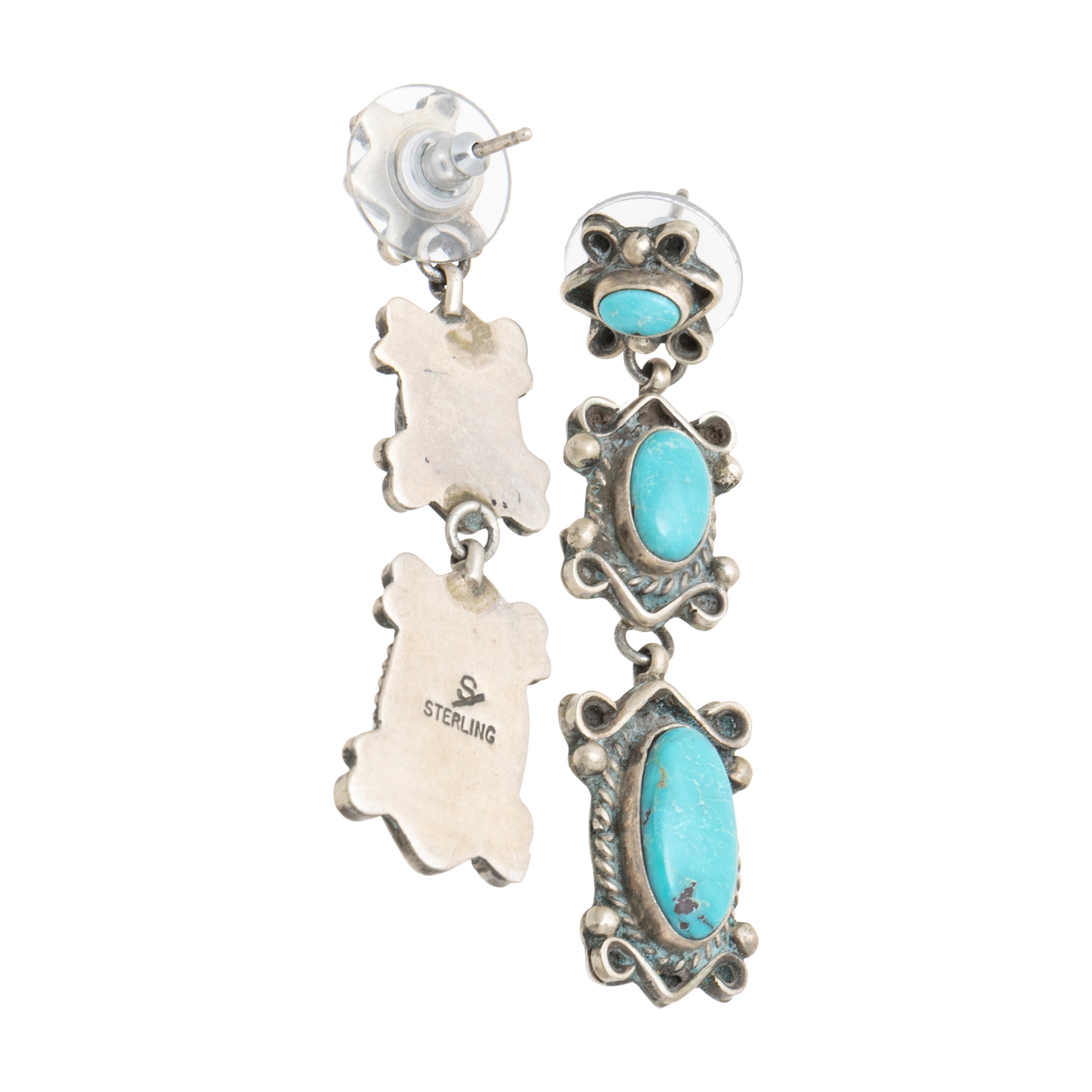 Navajo Turquoise Earrings