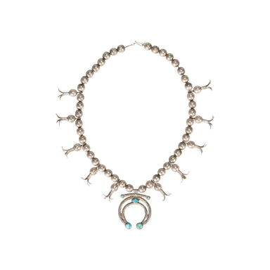 Native Turquoise Squash Blossom, Jewelry, Squash Blossom, Native