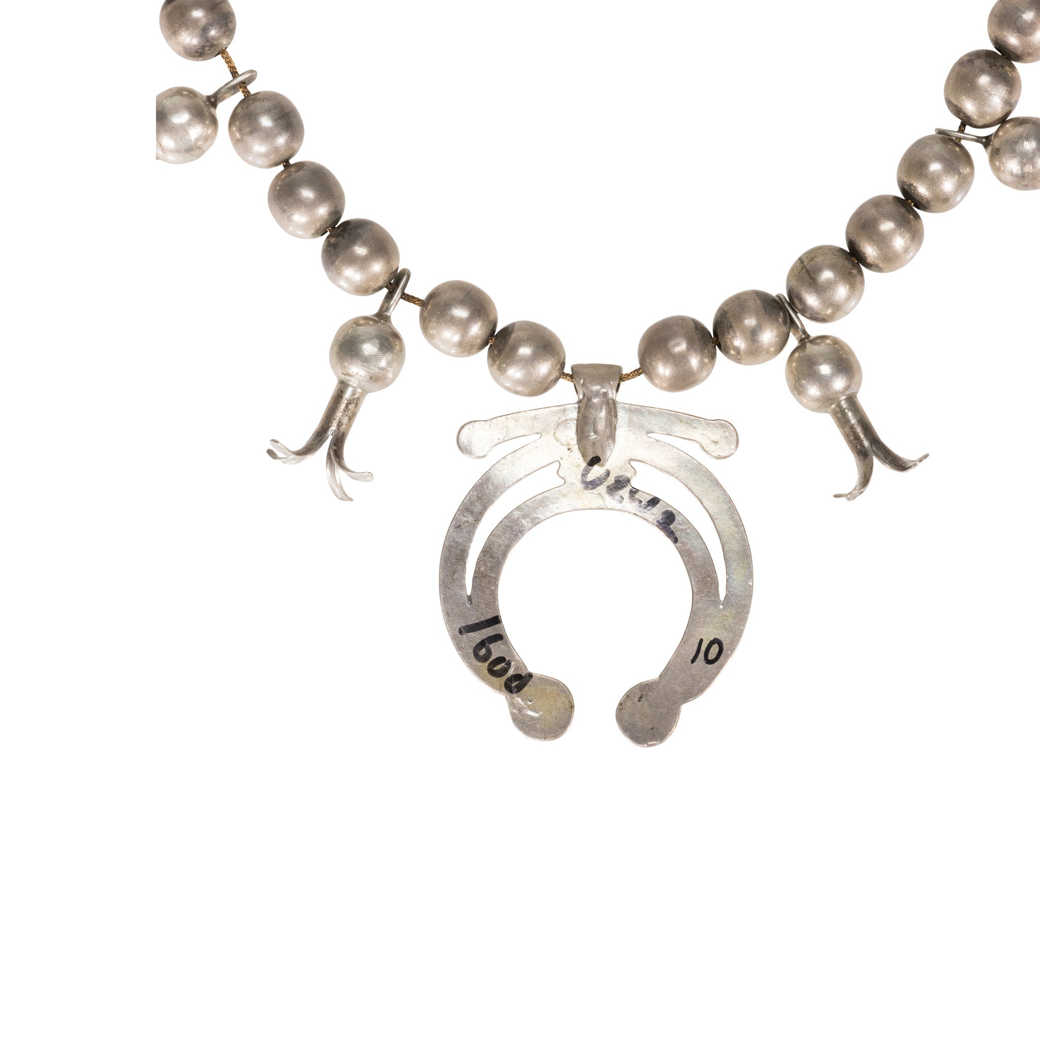 Native Turquoise Squash Blossom