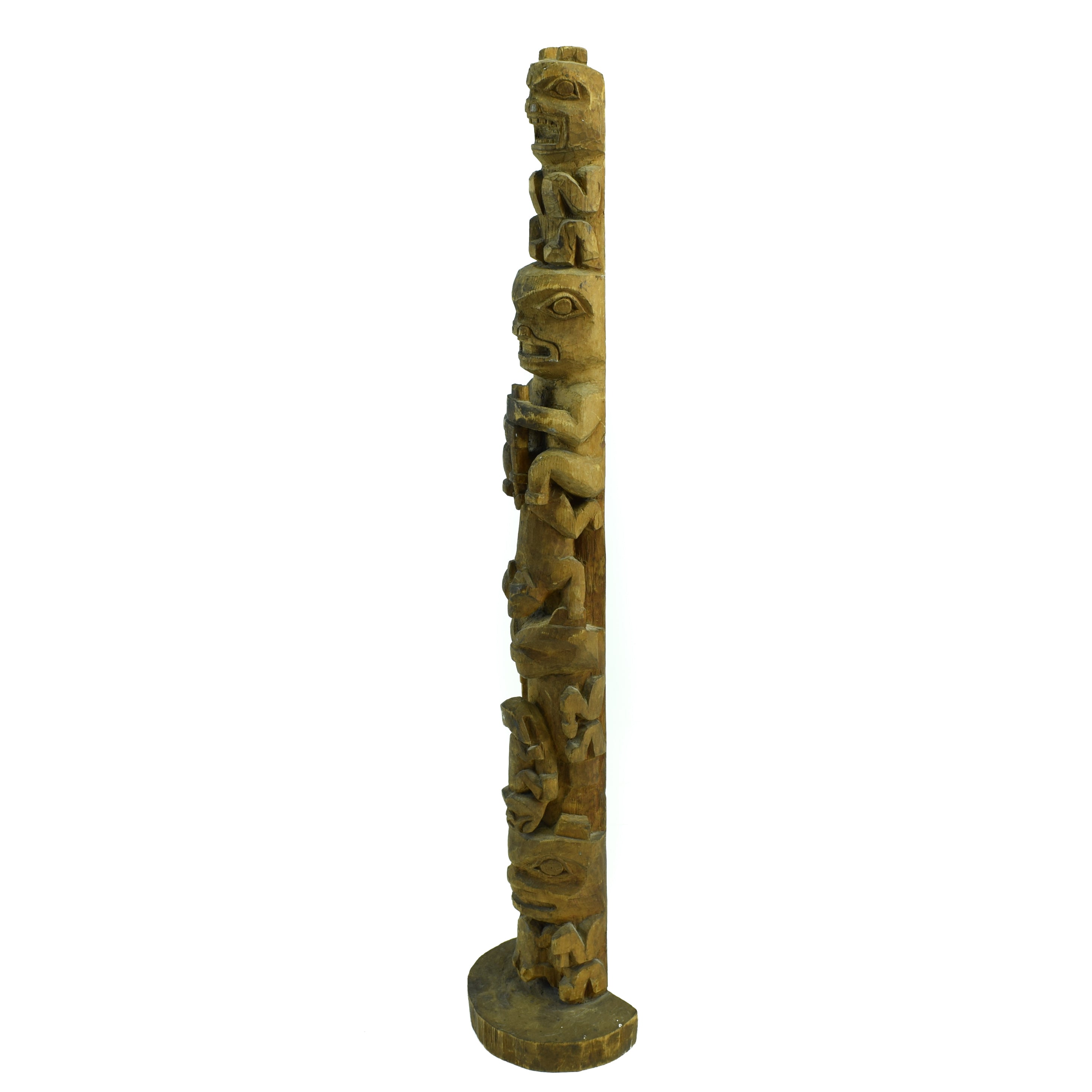 Multifigure Tlingit Totem