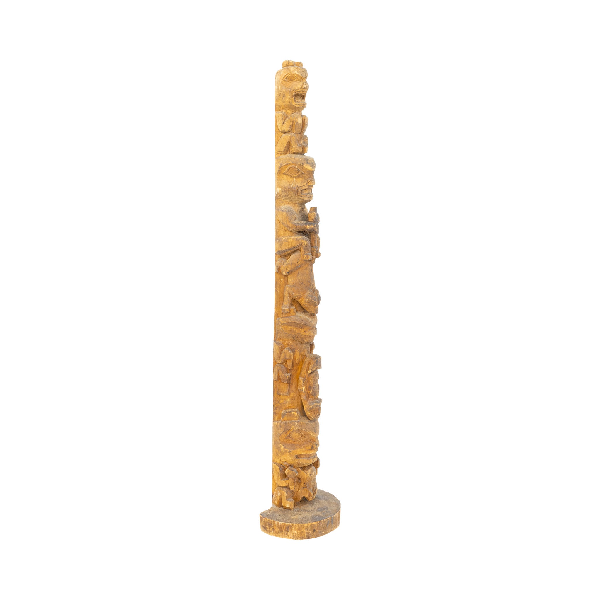 Multifigure Tlingit Totem