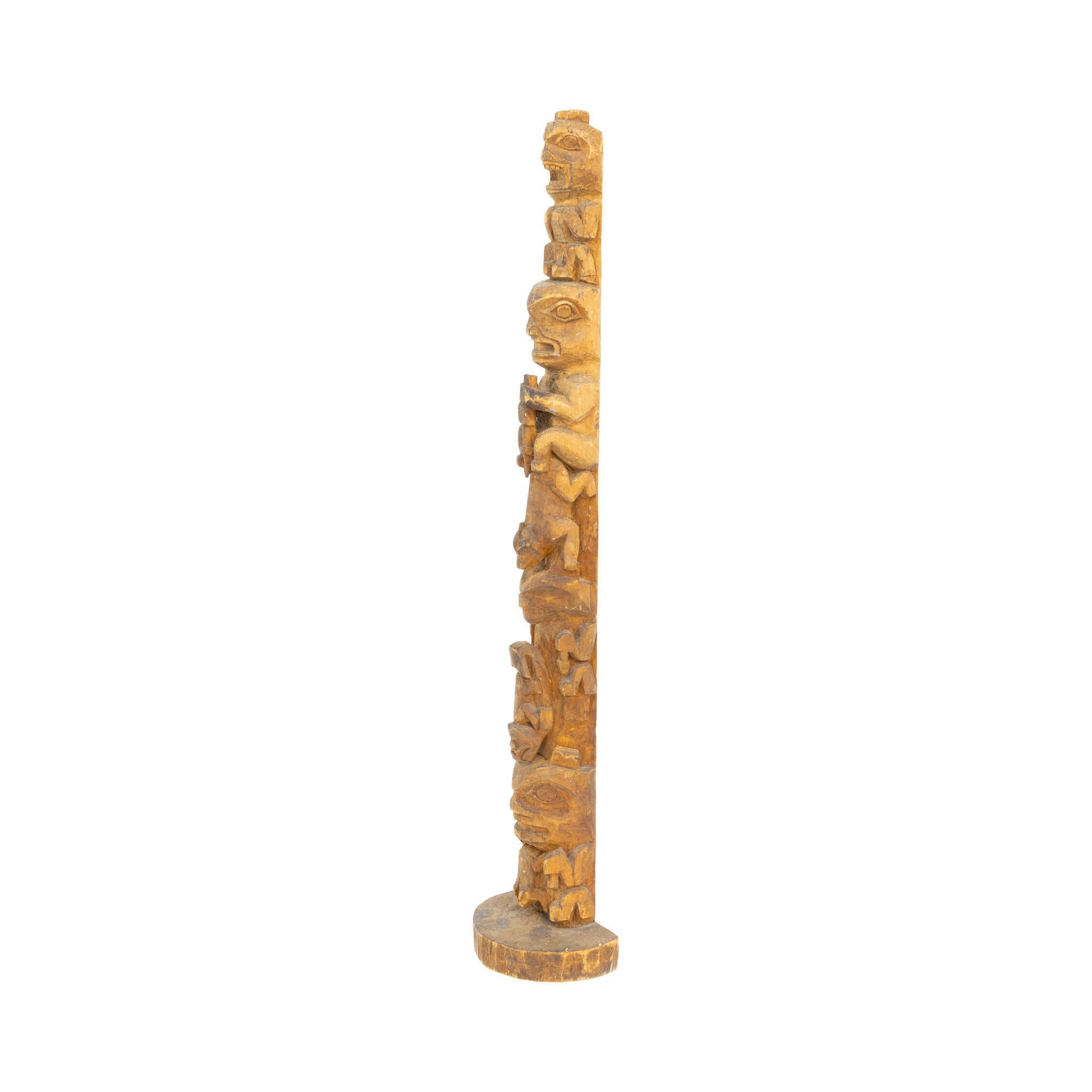 Multifigure Tlingit Totem
