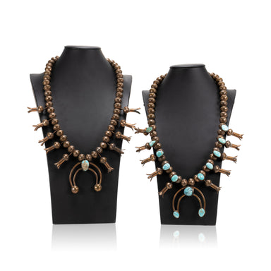 His and Hers Navajo Squash Blossom Necklaces, Jewelry, Squash Blossom, Native