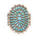 Turquoise Cluster Bracelet, Jewelry, Bracelet, Native