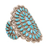Turquoise Cluster Bracelet