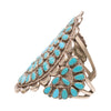Turquoise Cluster Bracelet