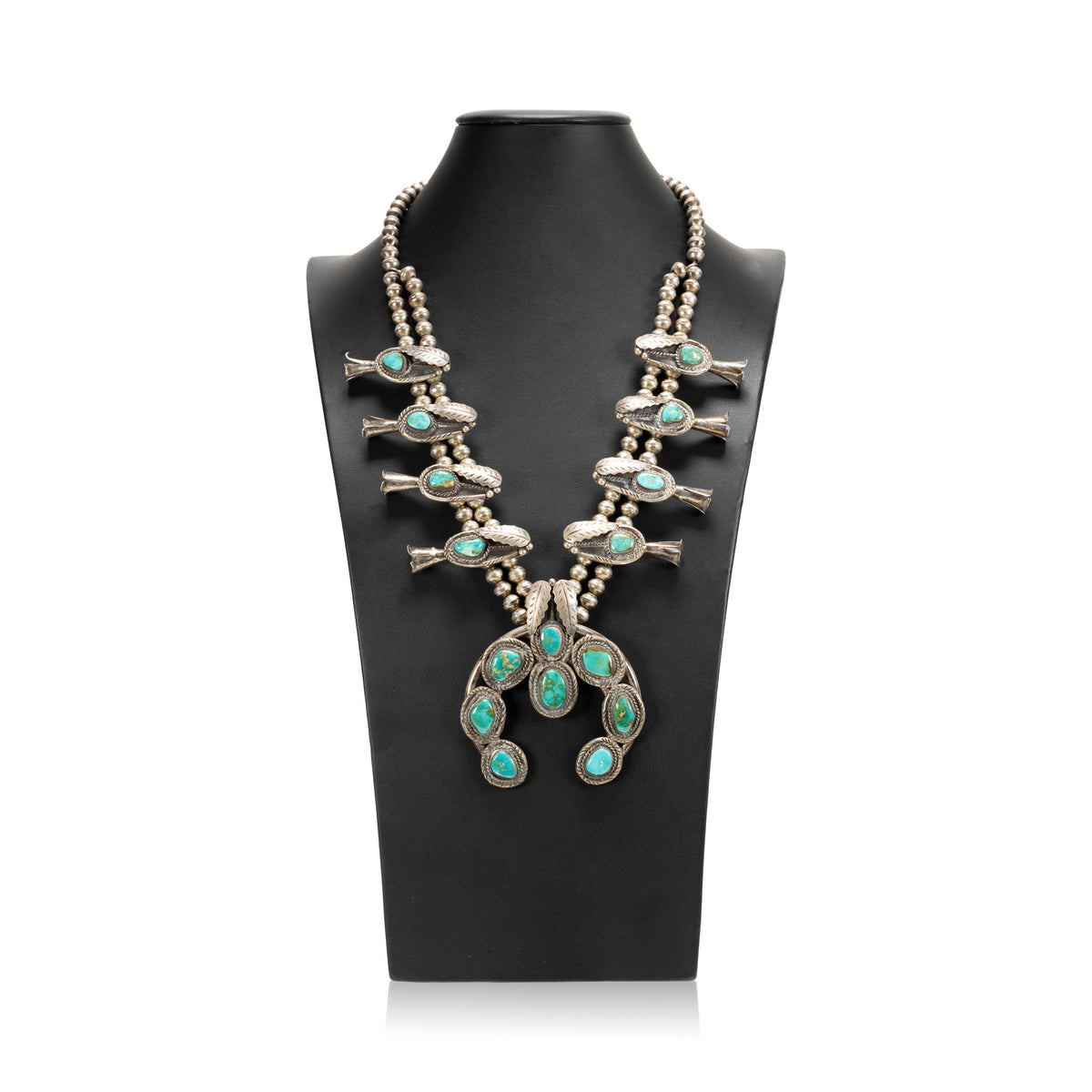 Navajo Squash Blossom Necklace — Cisco's Gallery