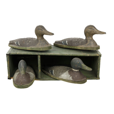 Tin Stamped Mallard Decoys, Sporting Goods, Hunting, Waterfowl Decoy