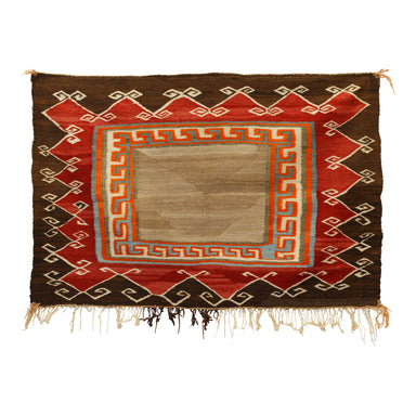 Navajo Single Saddle, Native, Weaving, Single Saddle Blanket