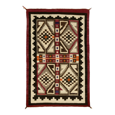 Navajo Crystal, Native, Weaving, Floor Rug