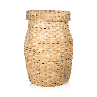 Chippewa Feather Basket, Native, Basketry, Other