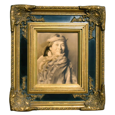 "San Filipi Man" Gold Tone by Carl Moon, Fine Art, Photography, Limited