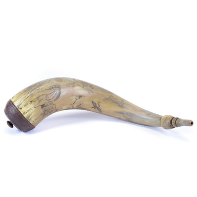 Folk Art Powder Horn, Firearms, Other, Powder Horn