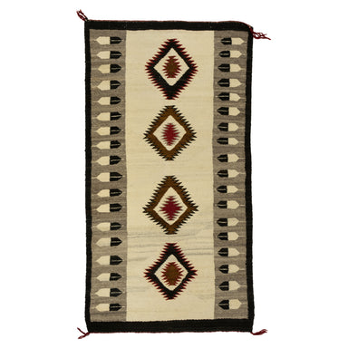Navajo Ganado Pictorial, Native, Weaving, Floor Rug