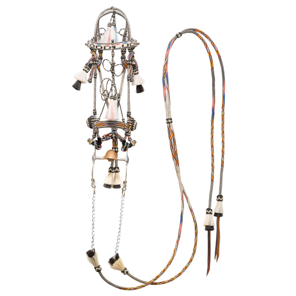 Deer Lodge "Good Luck" Horsehair Bridle, Western, Horse Gear, Bridle
