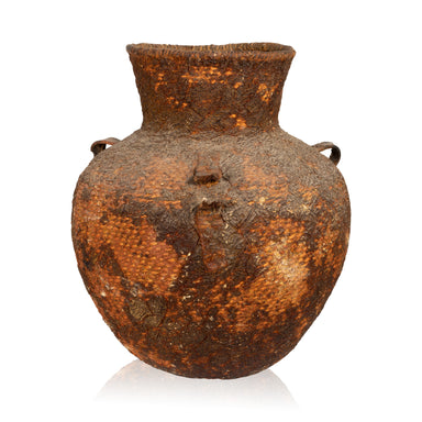 Paiute Water Jar, Native, Basketry, Vertical