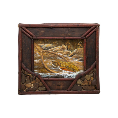 Cisco's Adirondack Brook Trout Painting, Fine Art, Painting, Sporting