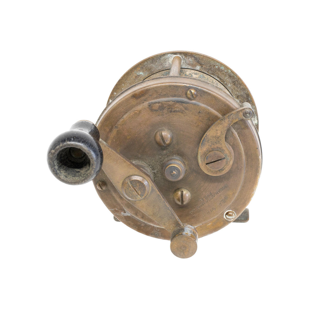 antique ocean city fishing reel Ocean City Mfg. Co. Sea Girt Reel — Cisco's Gallery
