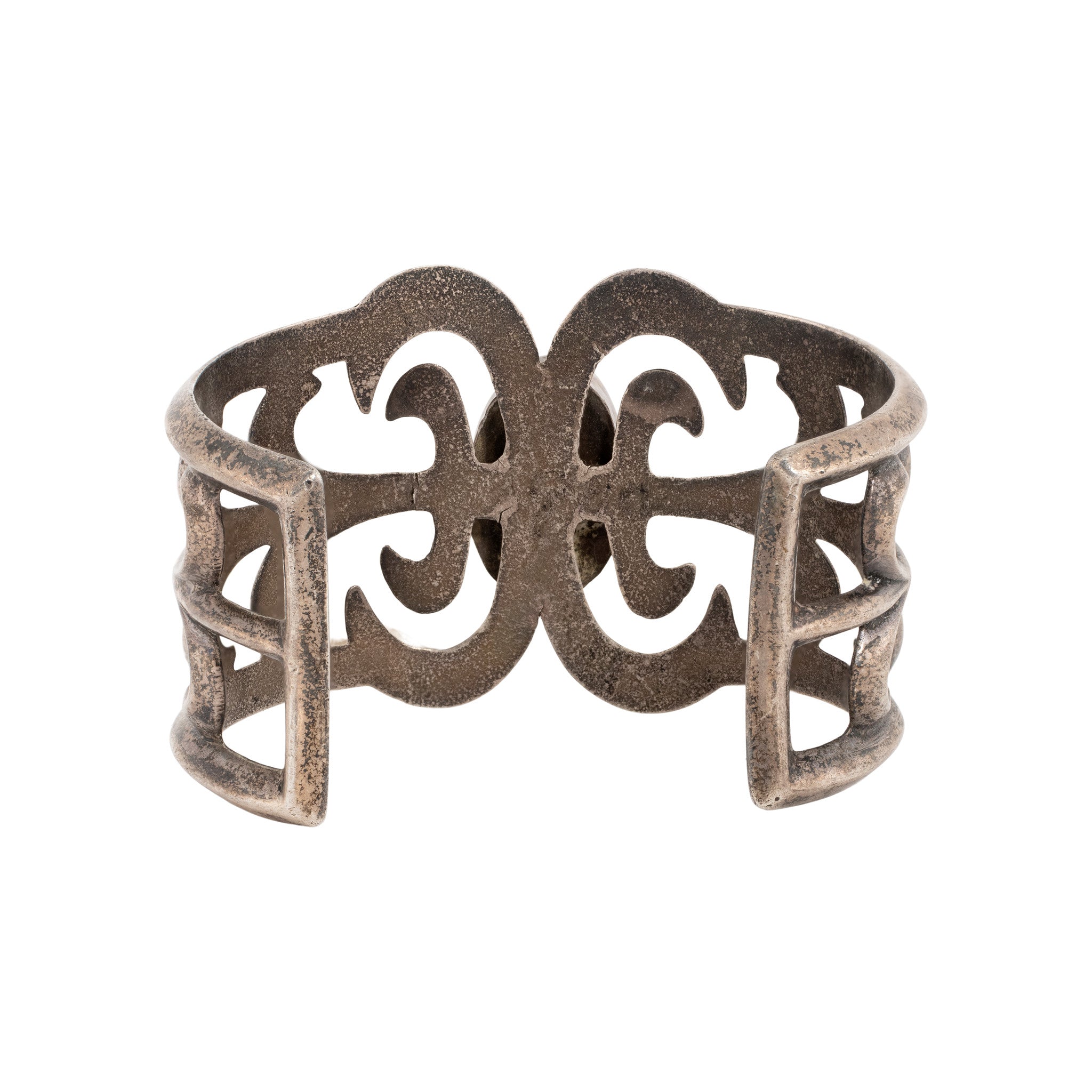 Native Cerrillos Turquoise Sandcast Bracelet