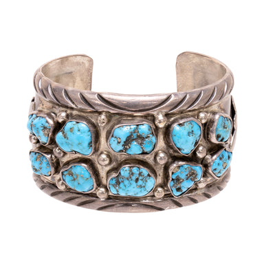Navajo Ten-Stone Bracelet, Jewelry, Bracelet, Native