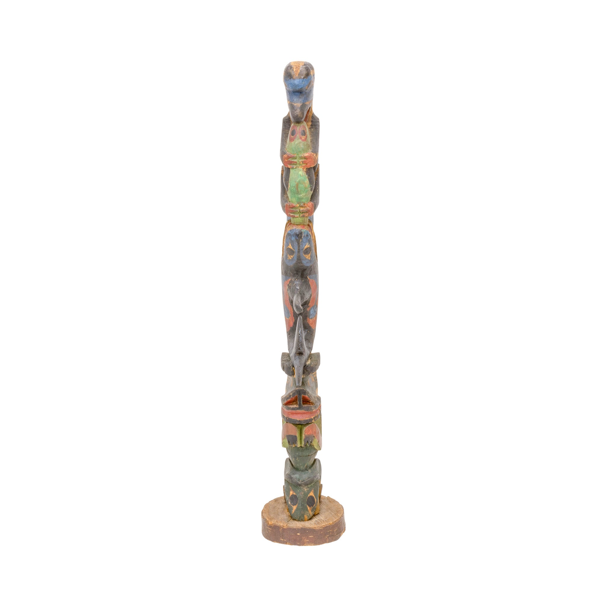 Ditidaht Five Figure Totem