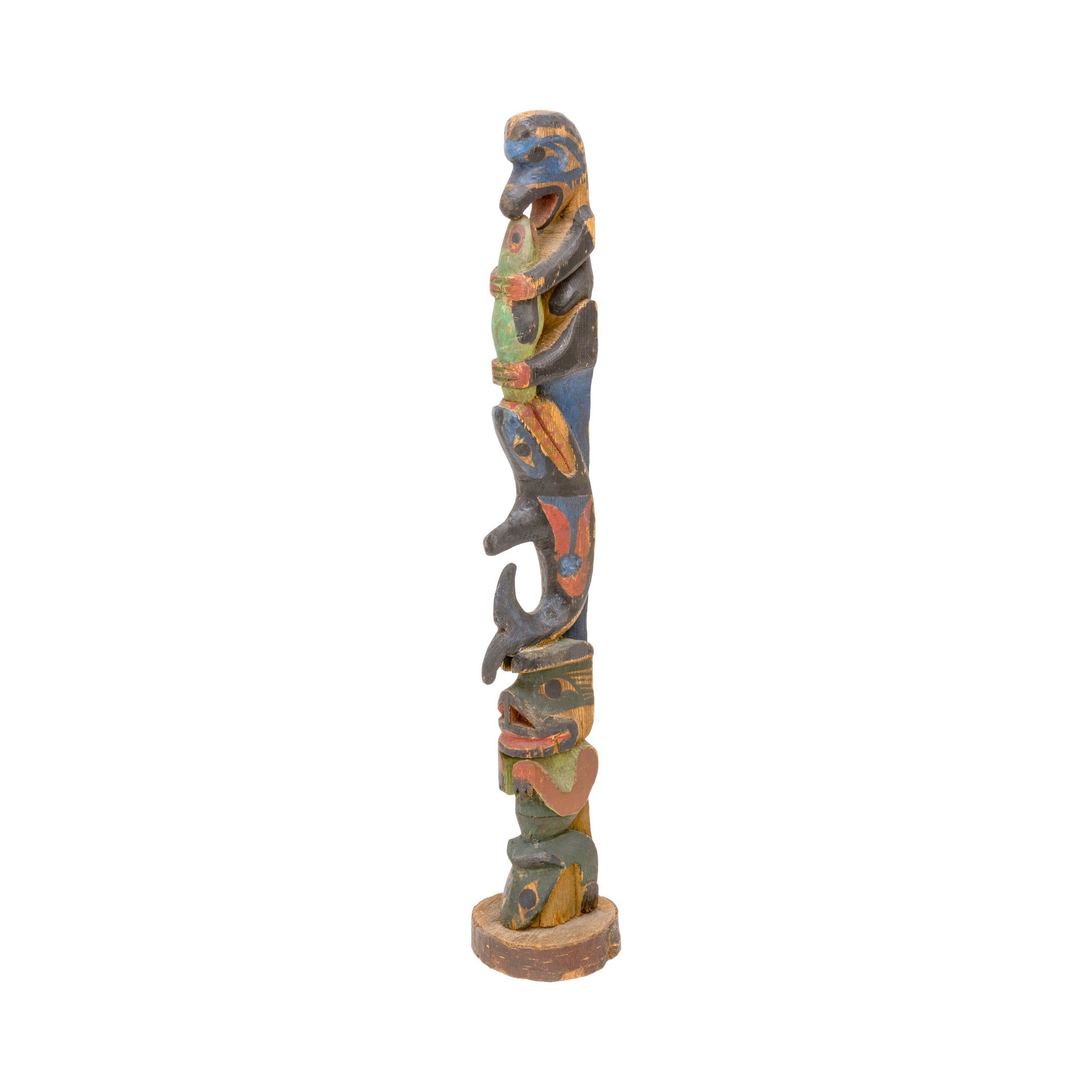 Ditidaht Five Figure Totem