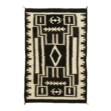 Navajo Negative Crystal, Native, Weaving, Floor Rug