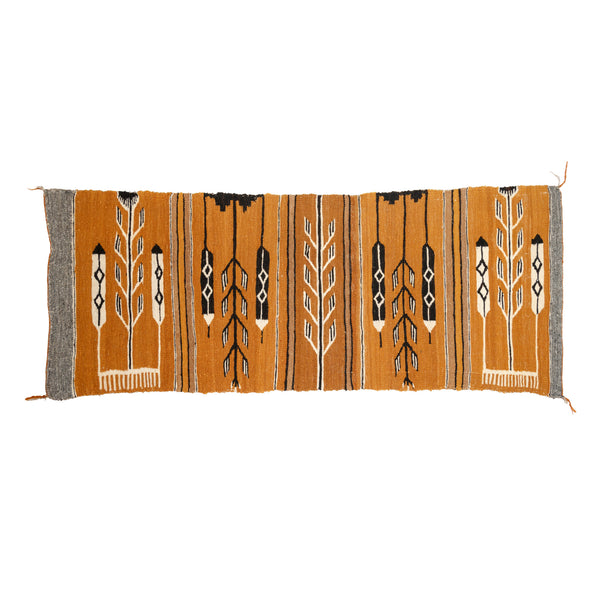 Navajo Pictorial Runner, Native, Weaving, Floor Rug