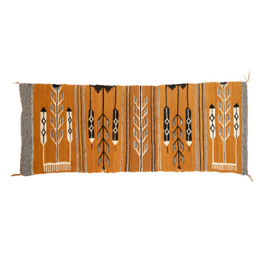 Navajo Pictorial Runner, Native, Weaving, Floor Rug