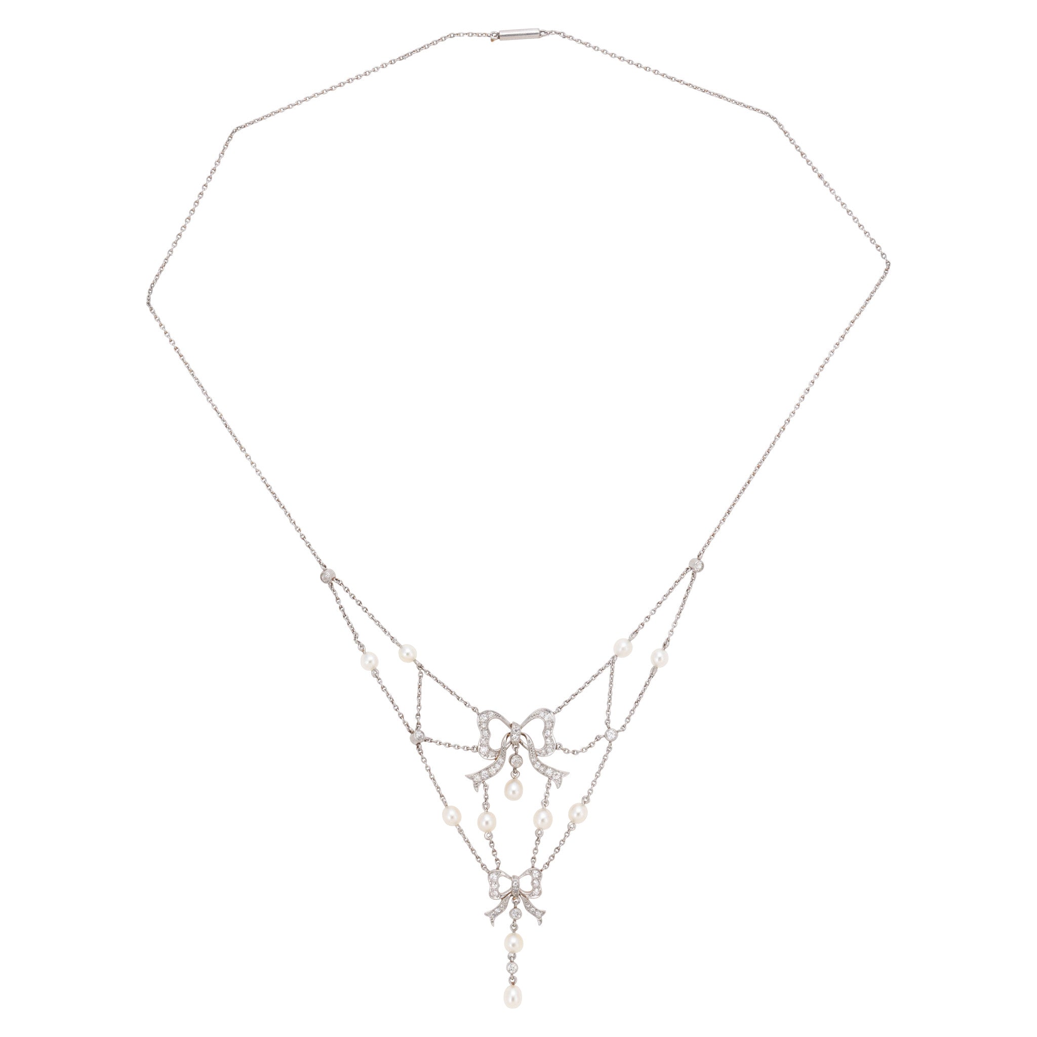 Lady's Vintage Candelabra Necklace, Jewelry, Necklace, Estate