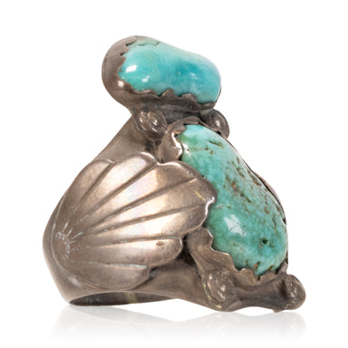 Turquoise and Sterling Ring, Jewelry, Ring, Native