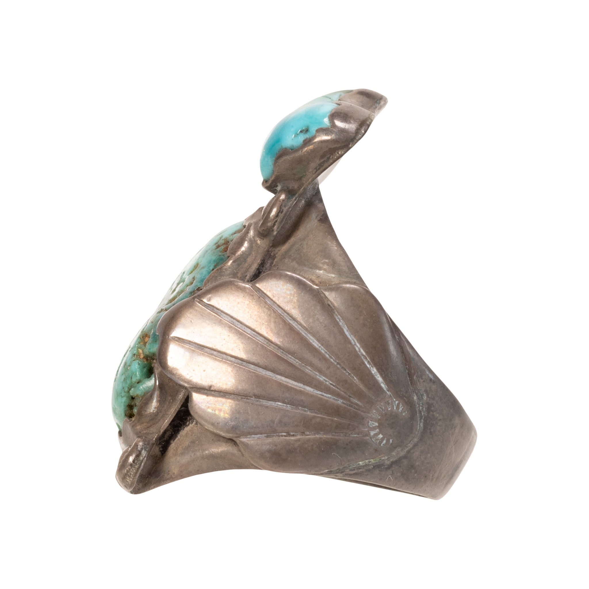 Turquoise and Sterling Ring