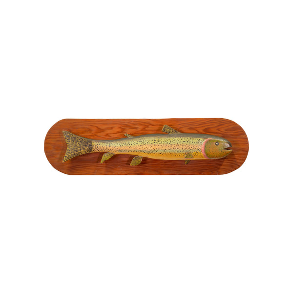 Folky Rainbow Trout, Furnishings, Decor, Carving