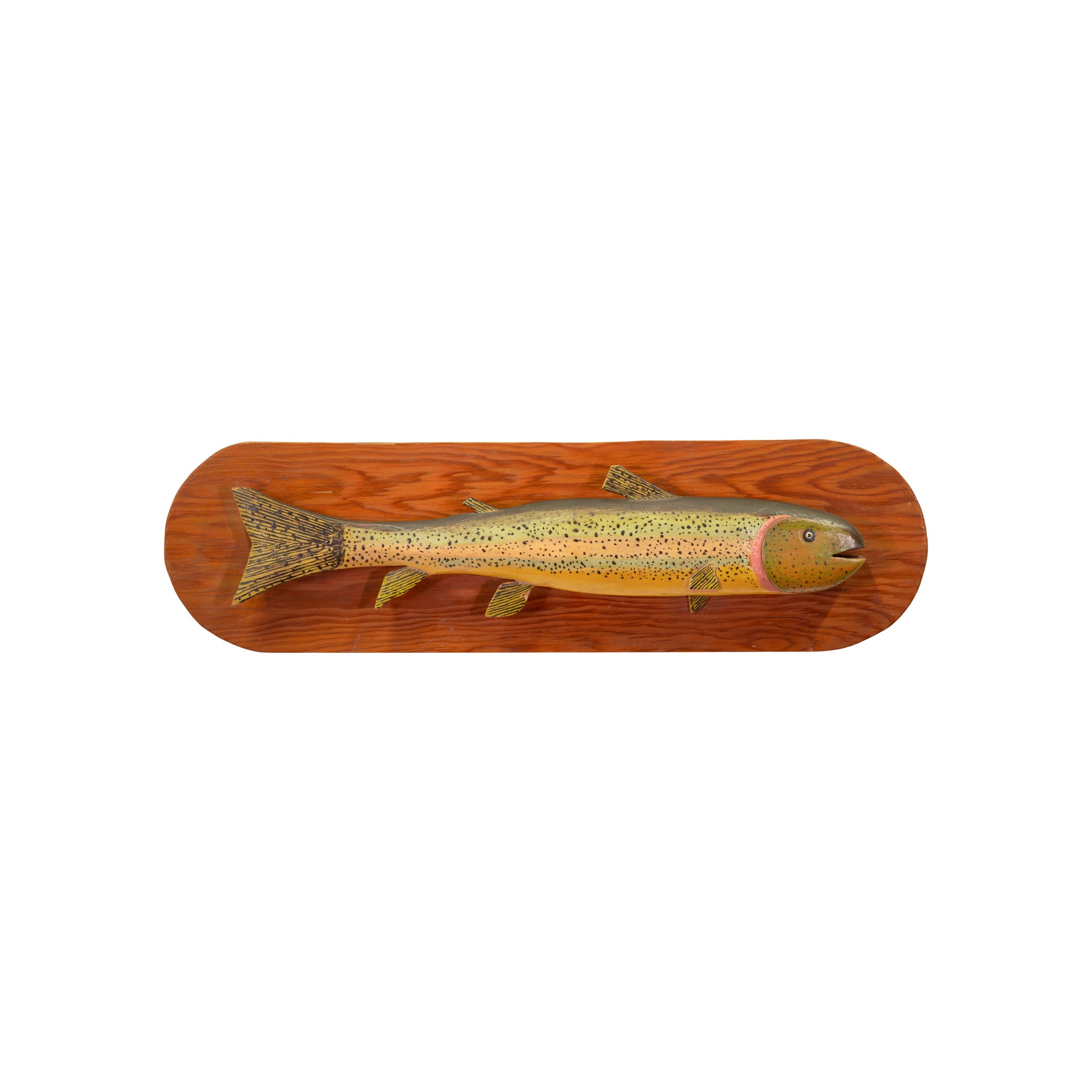 Folky Rainbow Trout, Furnishings, Decor, Carving