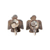 Fred Harvey Turquoise Thunderbird Earrings