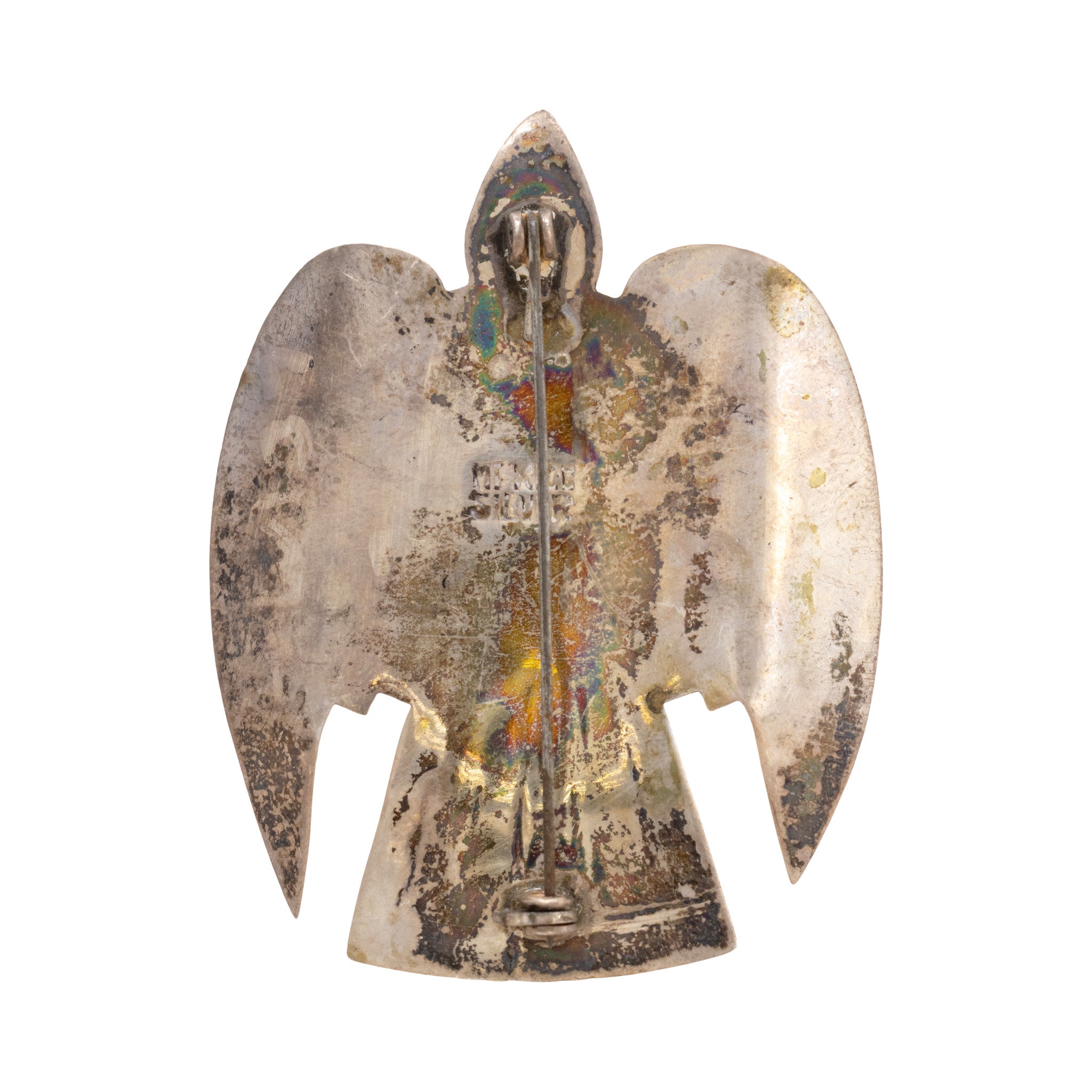 Three Onyx Bird Pins