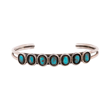 Turquoise and Sterling Bracelet, Jewelry, Bracelet, Native