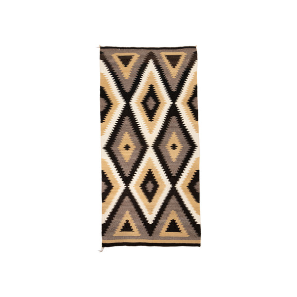 Navajo Ganado Runner, Native, Weaving, Floor Rug