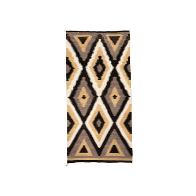 Navajo Ganado Runner, Native, Weaving, Floor Rug