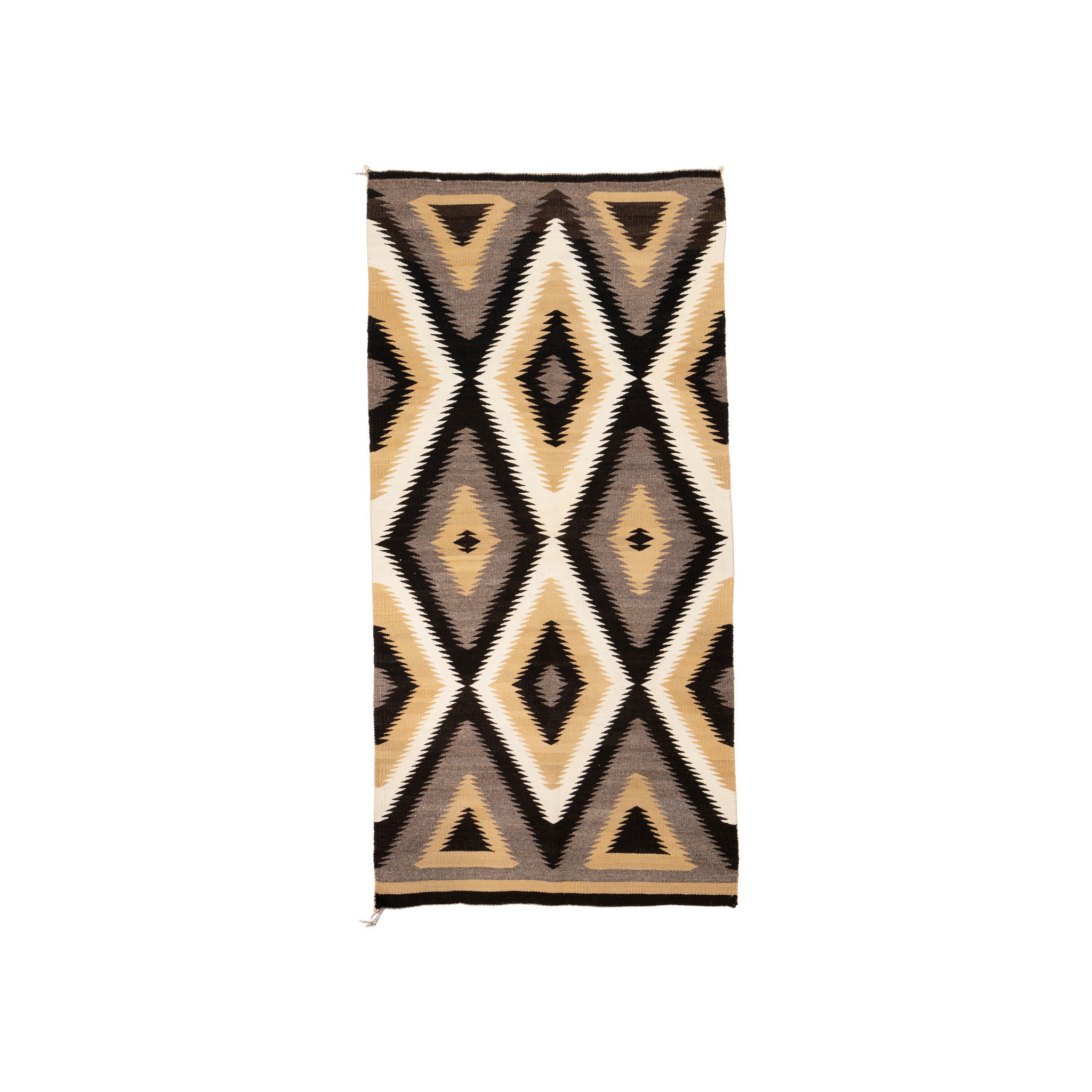 Navajo Ganado Runner, Native, Weaving, Floor Rug