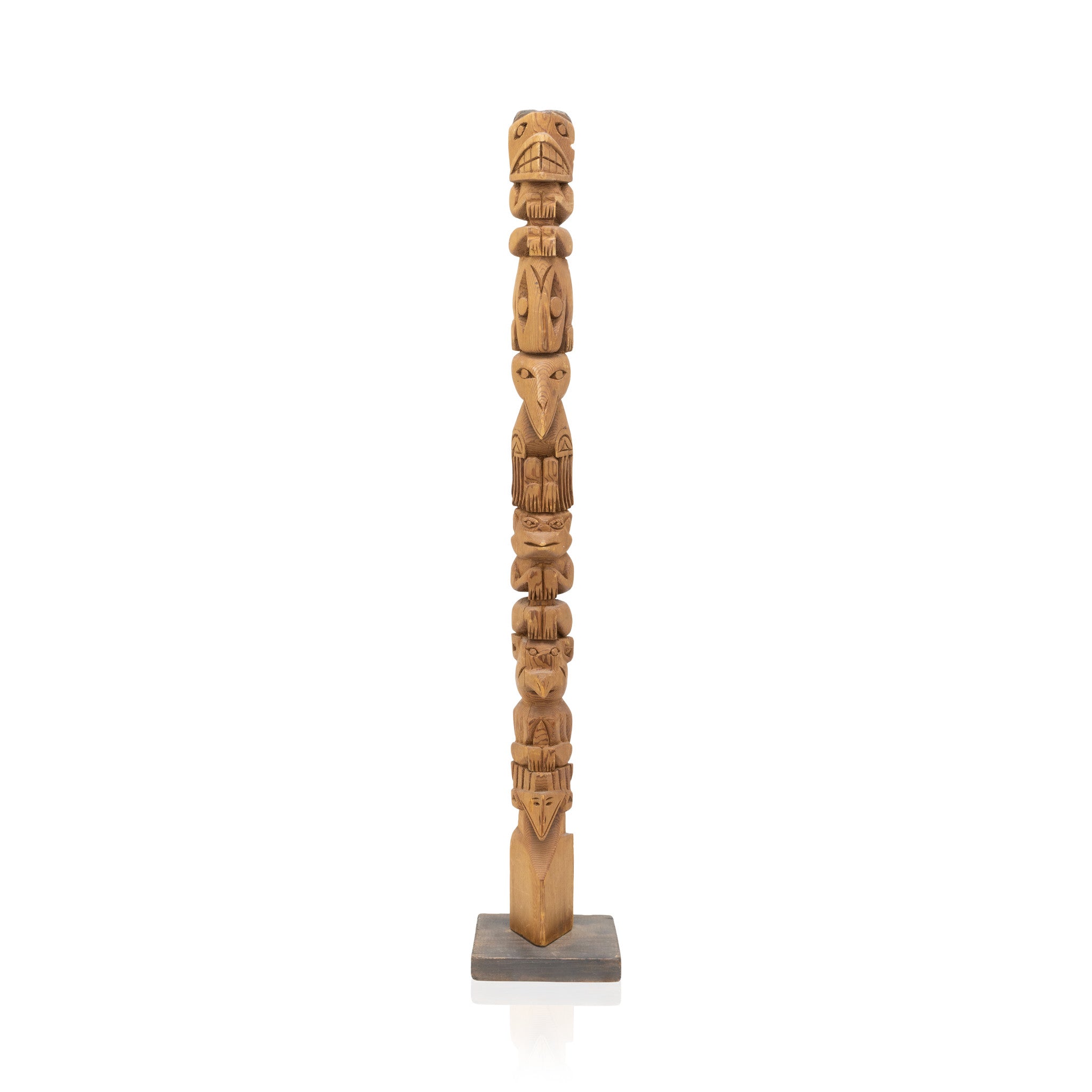 Coast Salish Totem, Native, Carving, Totem Pole