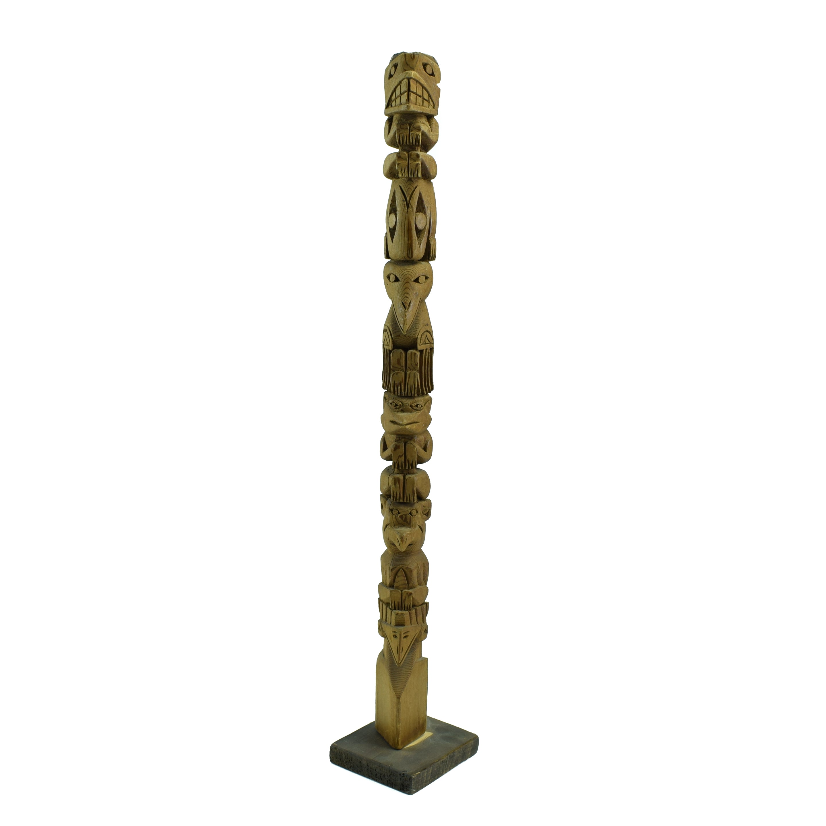Coast Salish Totem, Native, Carving, Totem Pole